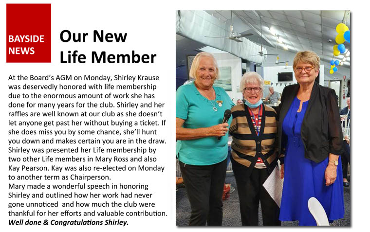 Life Member  Shirley Krause