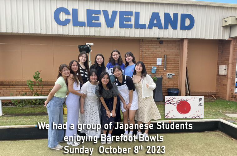  Barefoot Bowlers Japanese Students Group 2023 Photo