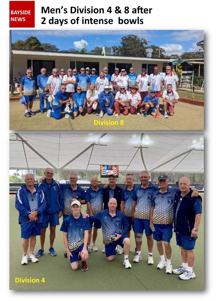 Mens Pennants Division 4 & 8 Finalists 2023 Photo