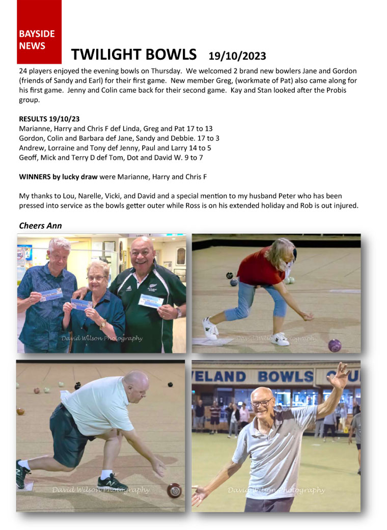  Twilight Bowls October 12th 2023 Photos