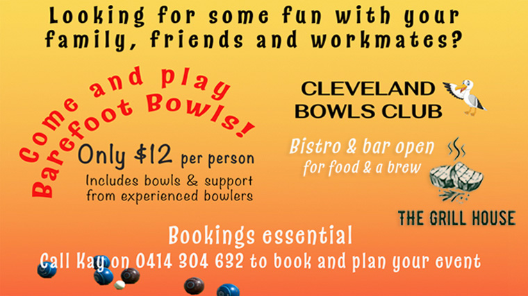 Barefoot Bowls Flyer